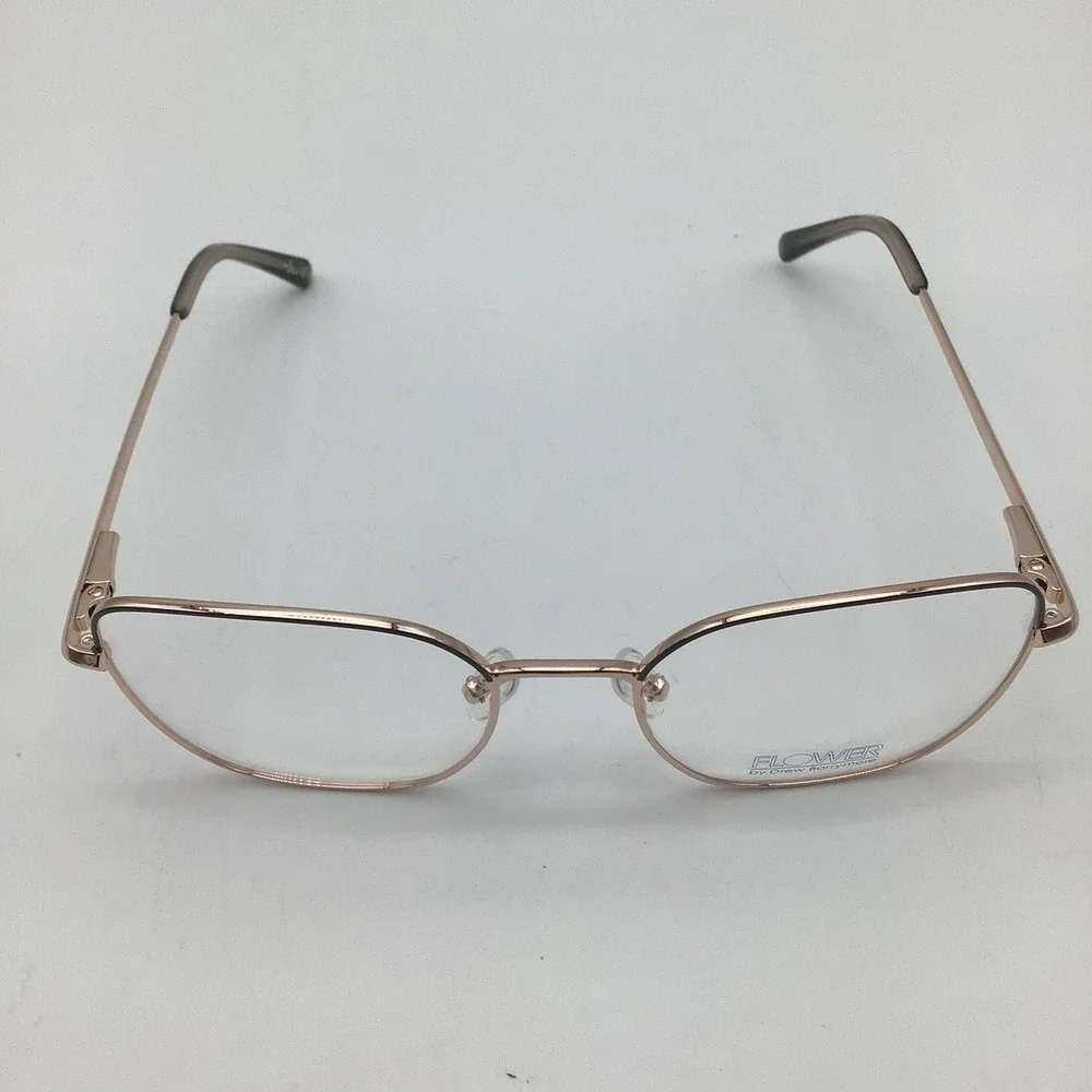 Flower by Drew‎ Barrymore FLR6080 Rose Gold Optical Frames 53-19-140 New